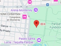 Mapa de la ubicación de IBIX en Cintermex